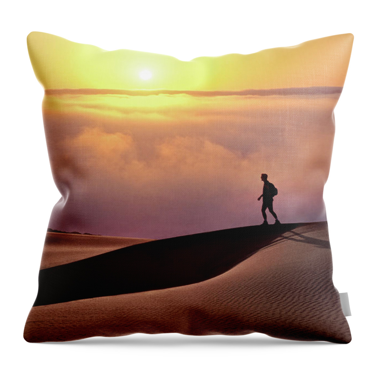 The Walkers Throw Pillow featuring the photograph Finge Benefits by The Walkers