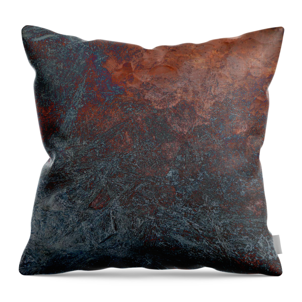 Ice Throw Pillow featuring the photograph Fire and Ice by Thomas Young