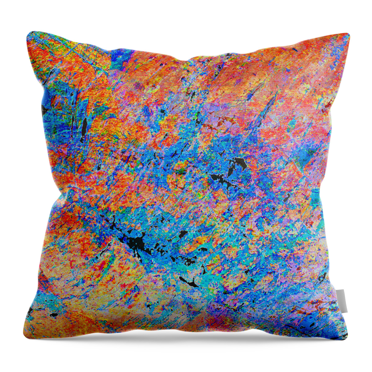  Throw Pillow featuring the photograph Fire Opal by Stephanie Grant