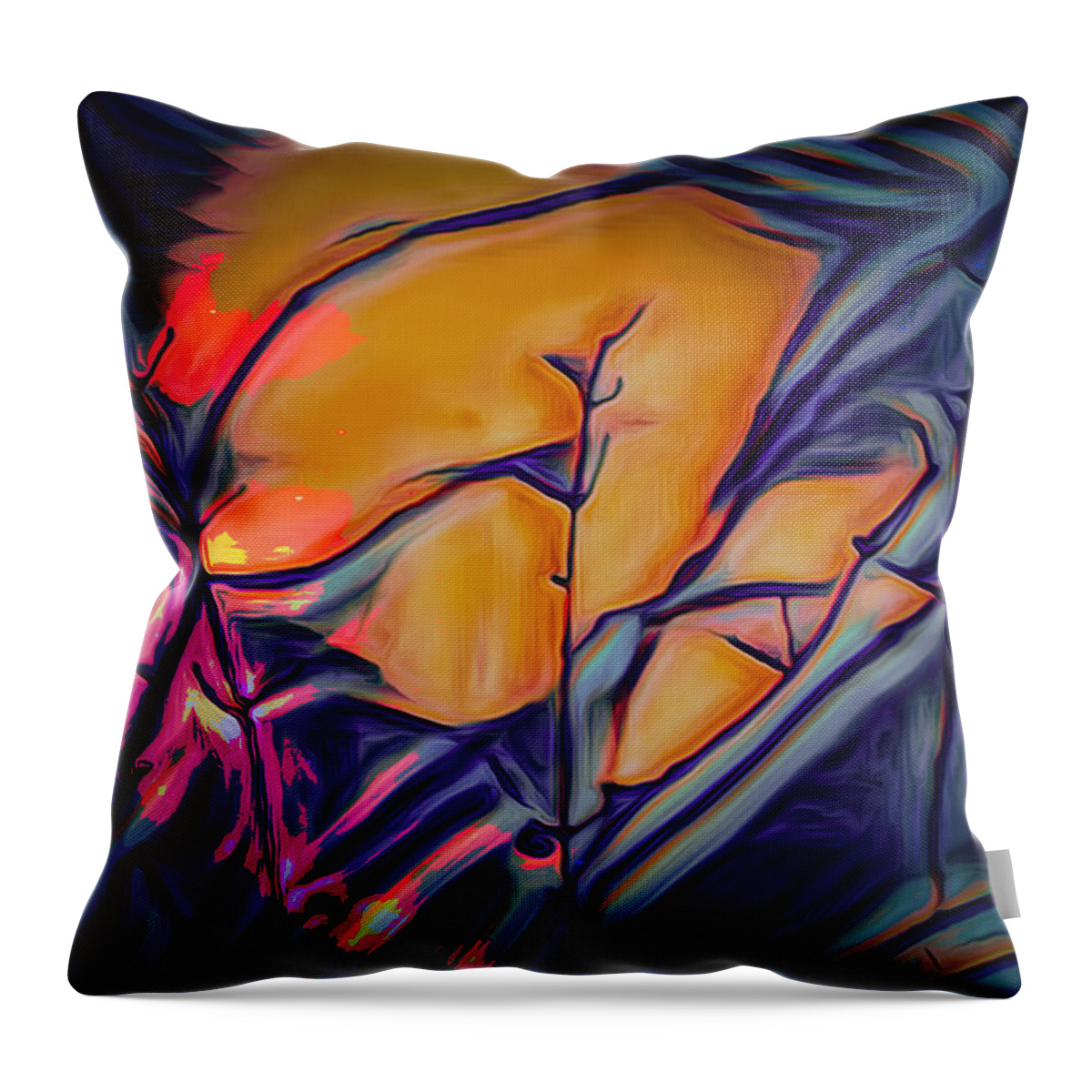 Photograph Throw Pillow featuring the photograph Fire Ring Sunset by Scott Carlton