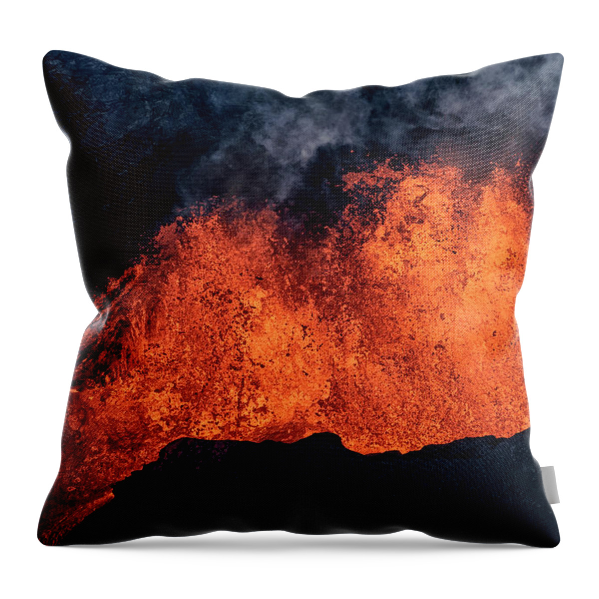 Fissure 8 Throw Pillow featuring the photograph Fissure 8 Close Up by Christopher Johnson