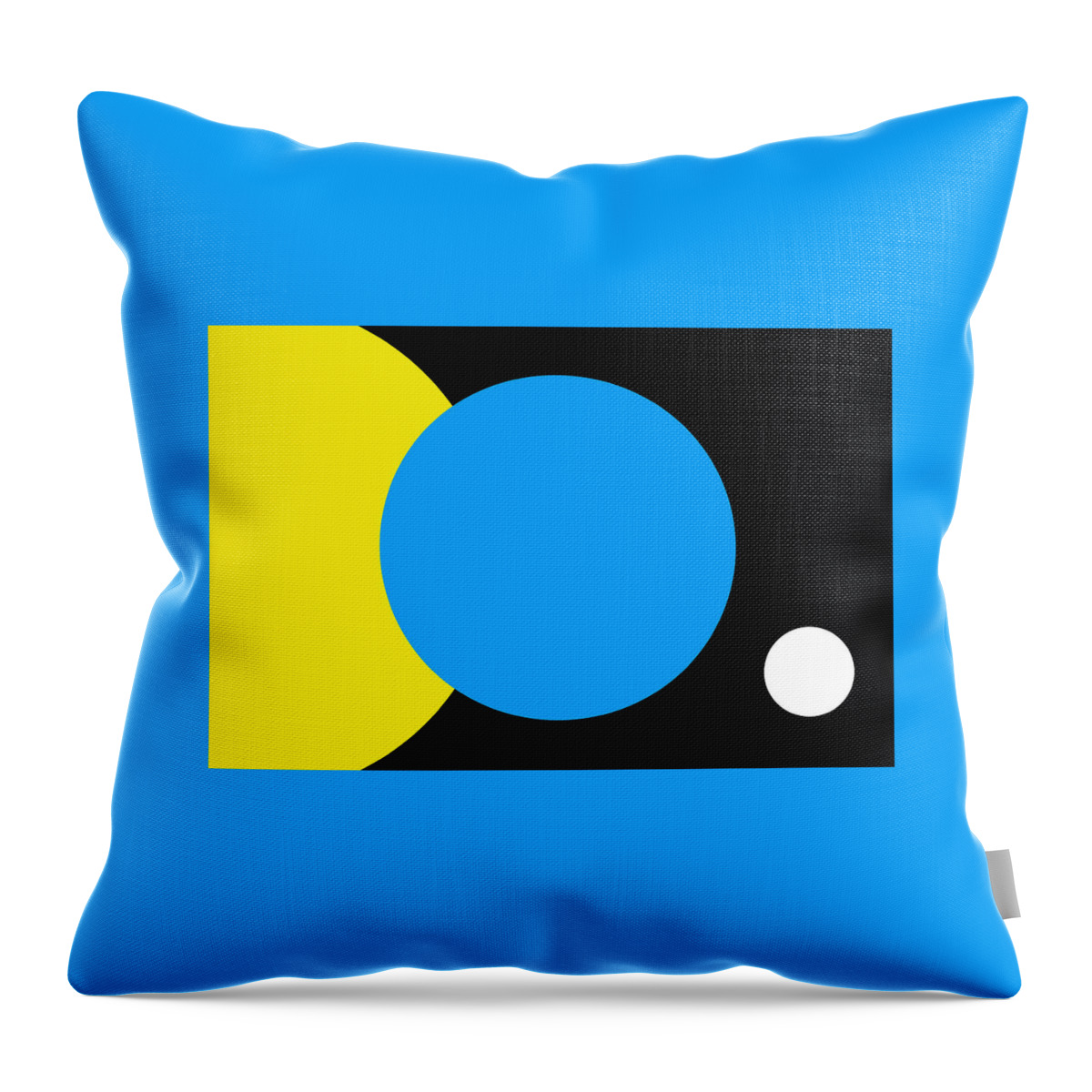 Richard Reeve Throw Pillow featuring the digital art Flag Of Earth by Richard Reeve