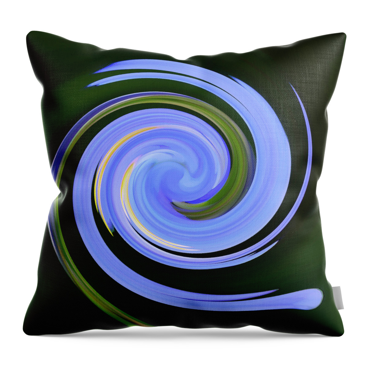 Flower Throw Pillow featuring the photograph Floral Swirl 8 by Margaret Saheed