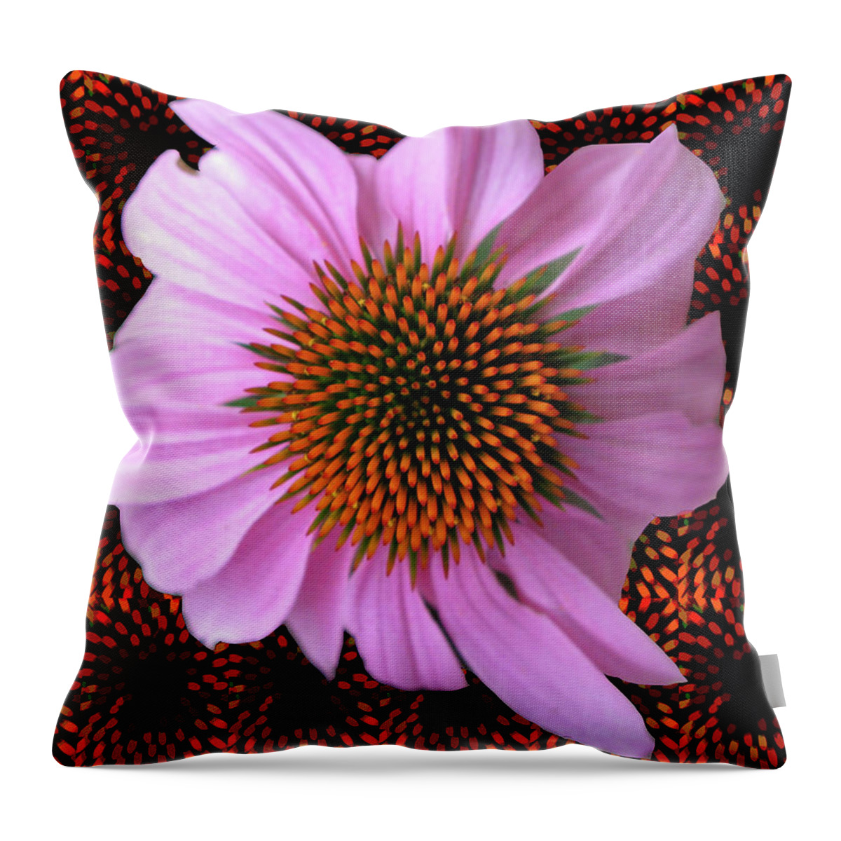 Bright Throw Pillow featuring the photograph Glow Petals by Rochelle Berman