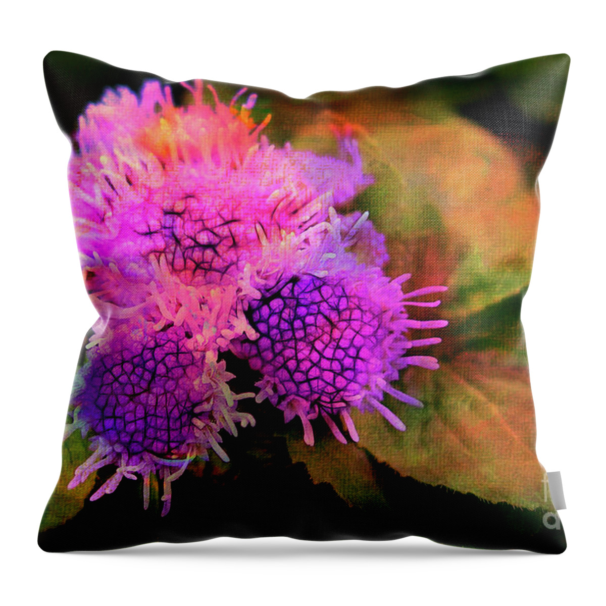 Flowers Throw Pillow featuring the photograph Flowers in the Garden by Judi Bagwell