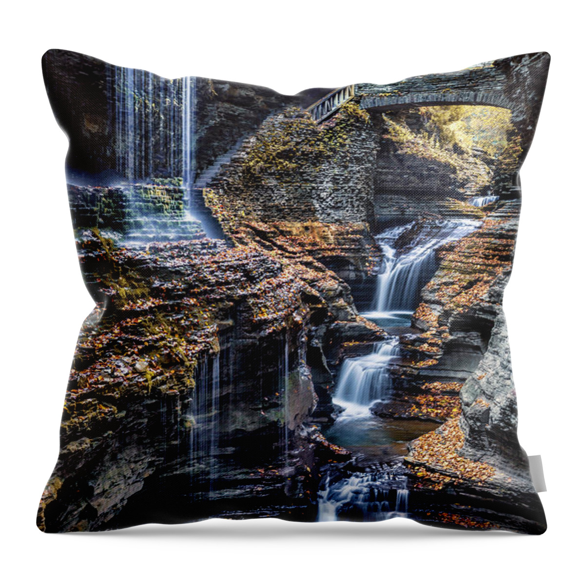 Kremsdorf Throw Pillow featuring the photograph Flowing Dream by Evelina Kremsdorf