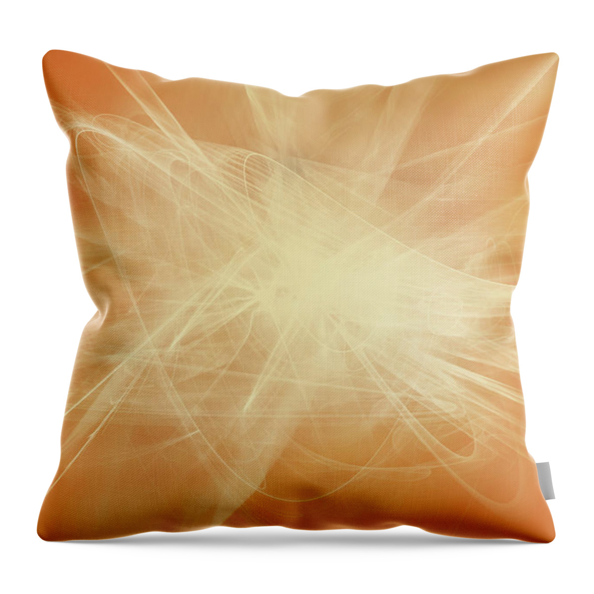 Background Throw Pillow featuring the photograph Flowing lines 1 by Les Cunliffe