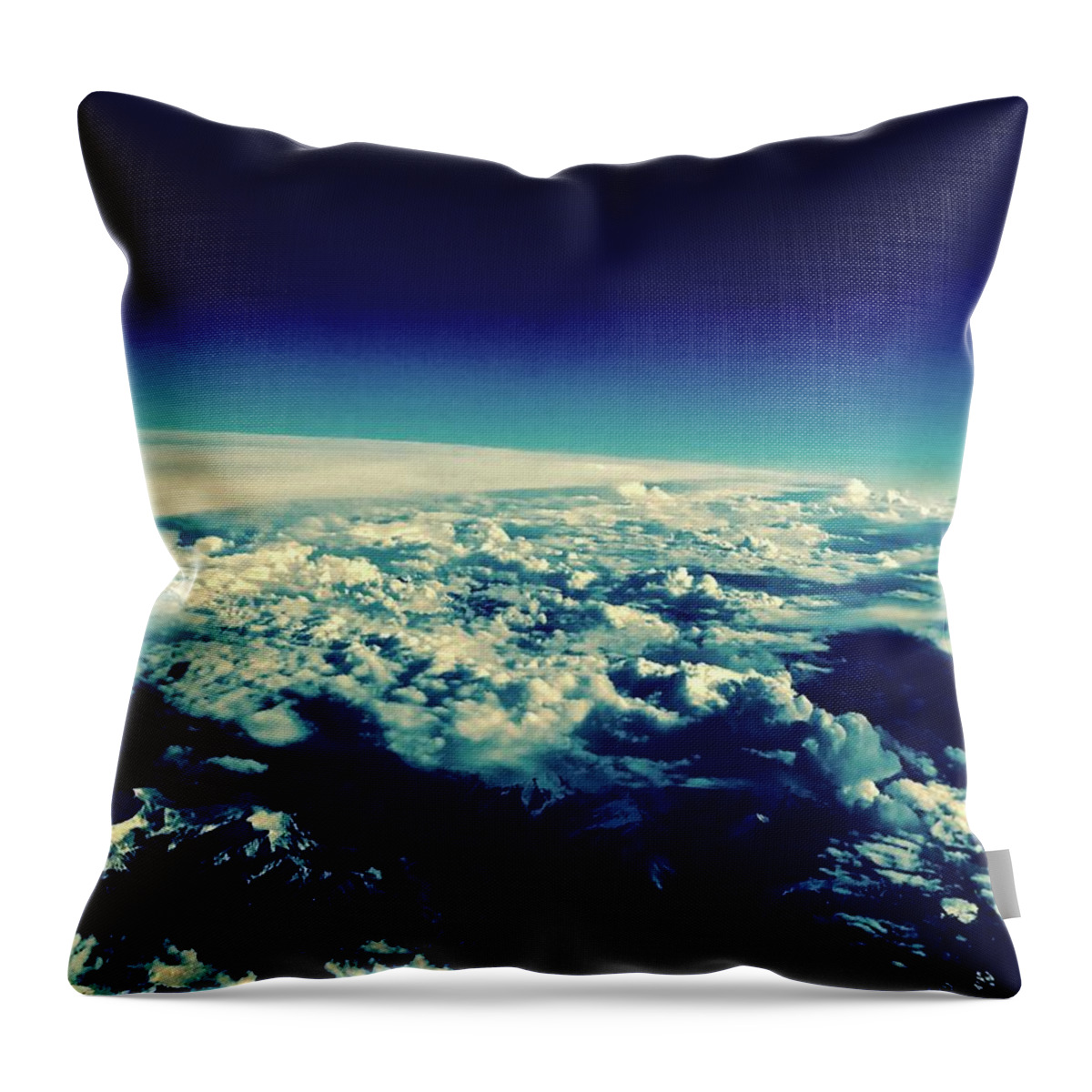  Throw Pillow featuring the photograph Flying High by Brian Sereda