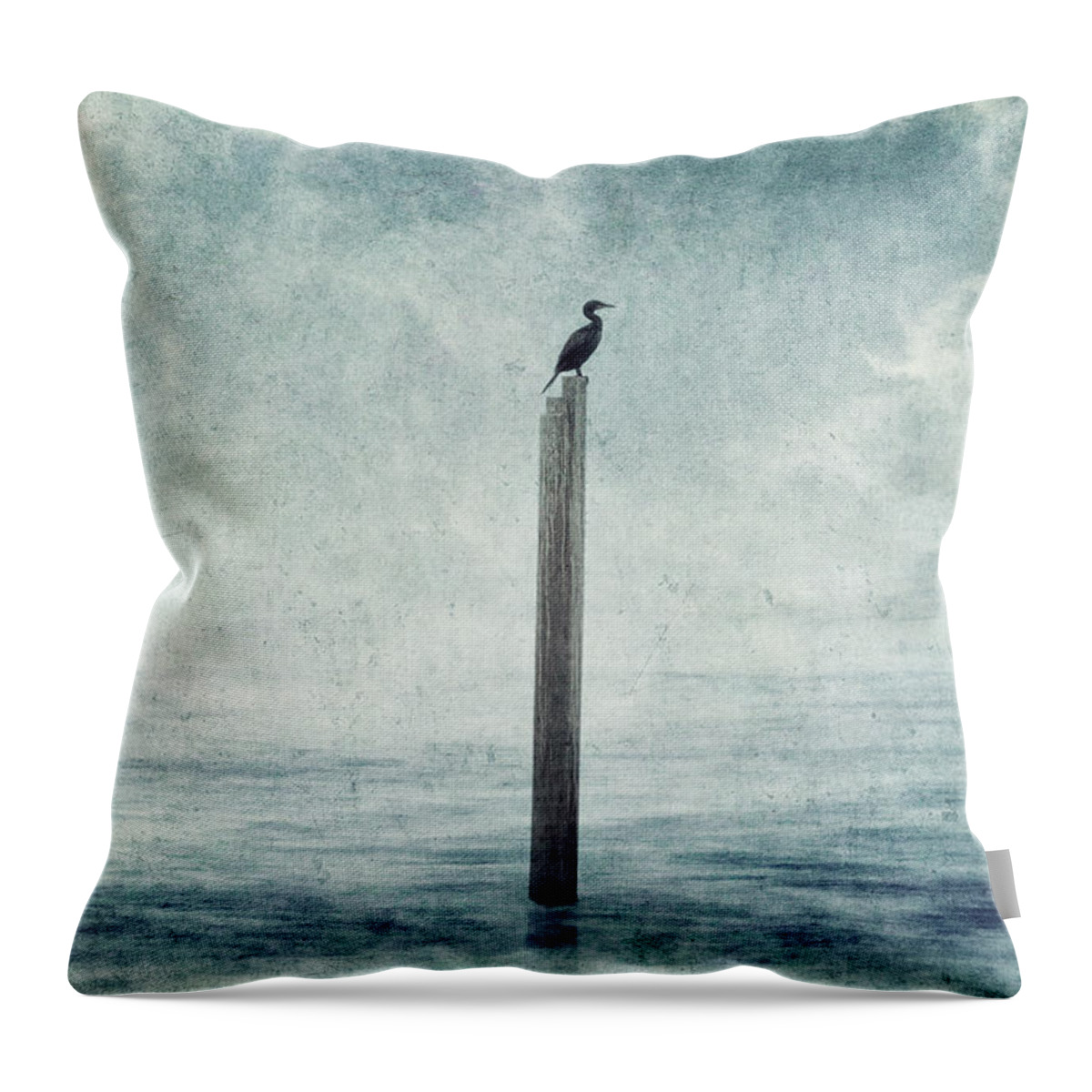 Fog Throw Pillow featuring the digital art Fogged In by Sandra Selle Rodriguez