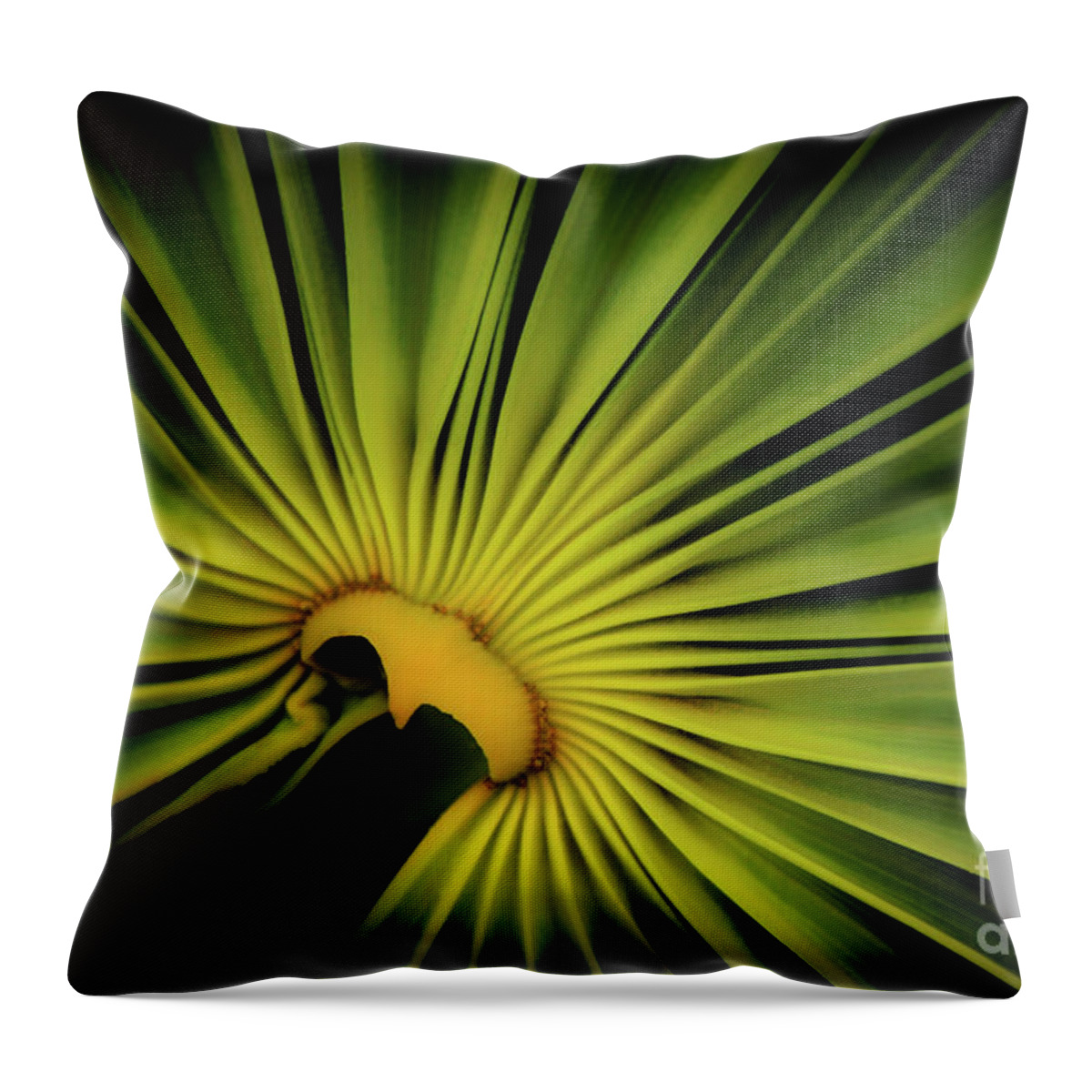 Foliage Throw Pillow featuring the photograph Foliage Burst by Becqi Sherman