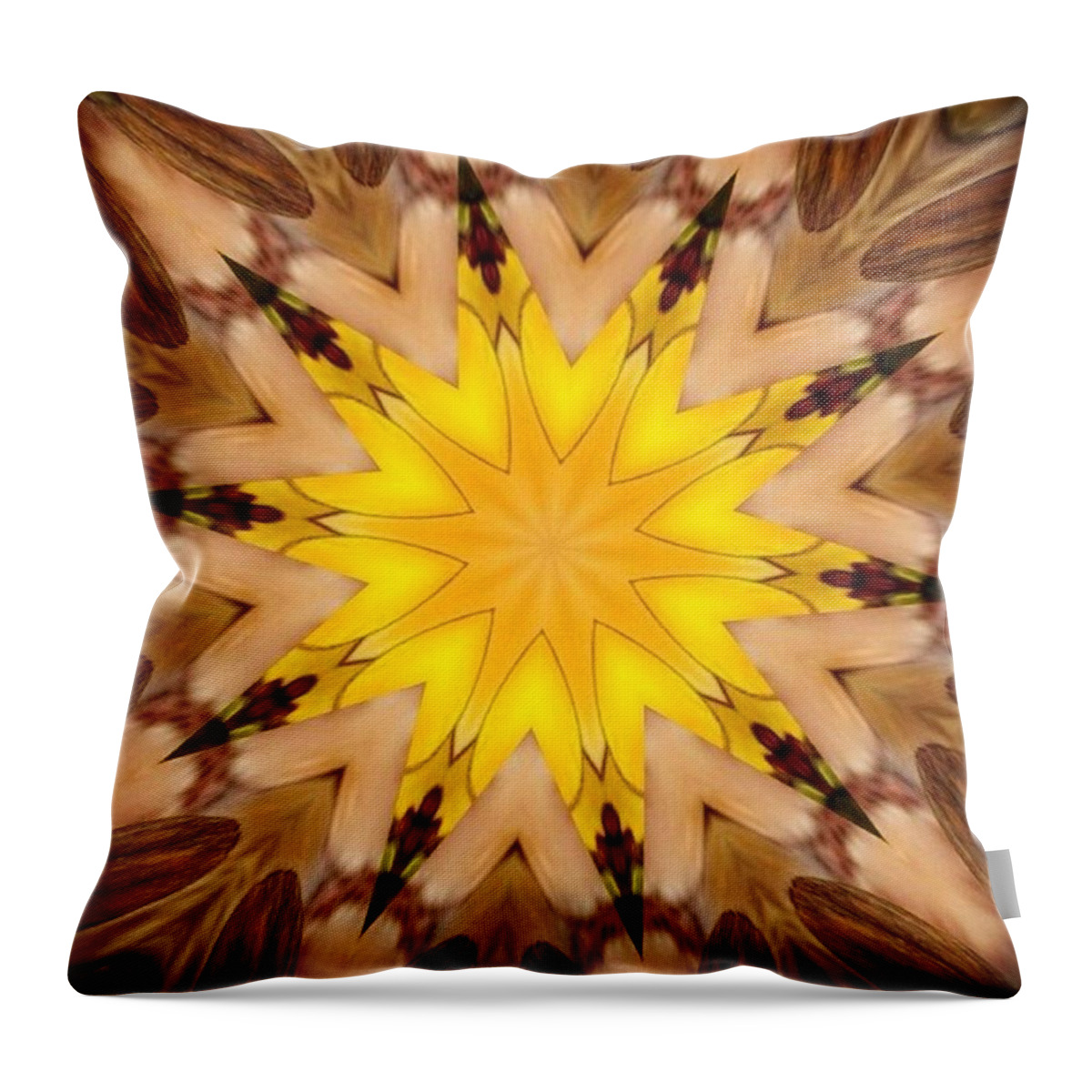 Fractal Throw Pillow featuring the photograph For Knowledge to Become Wisdom by Nick Heap