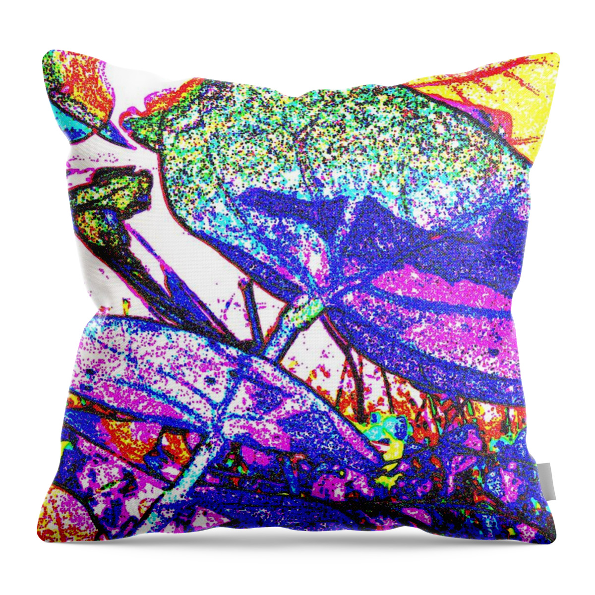 Sun Throw Pillow featuring the digital art For Sun Lovers by Ian MacDonald