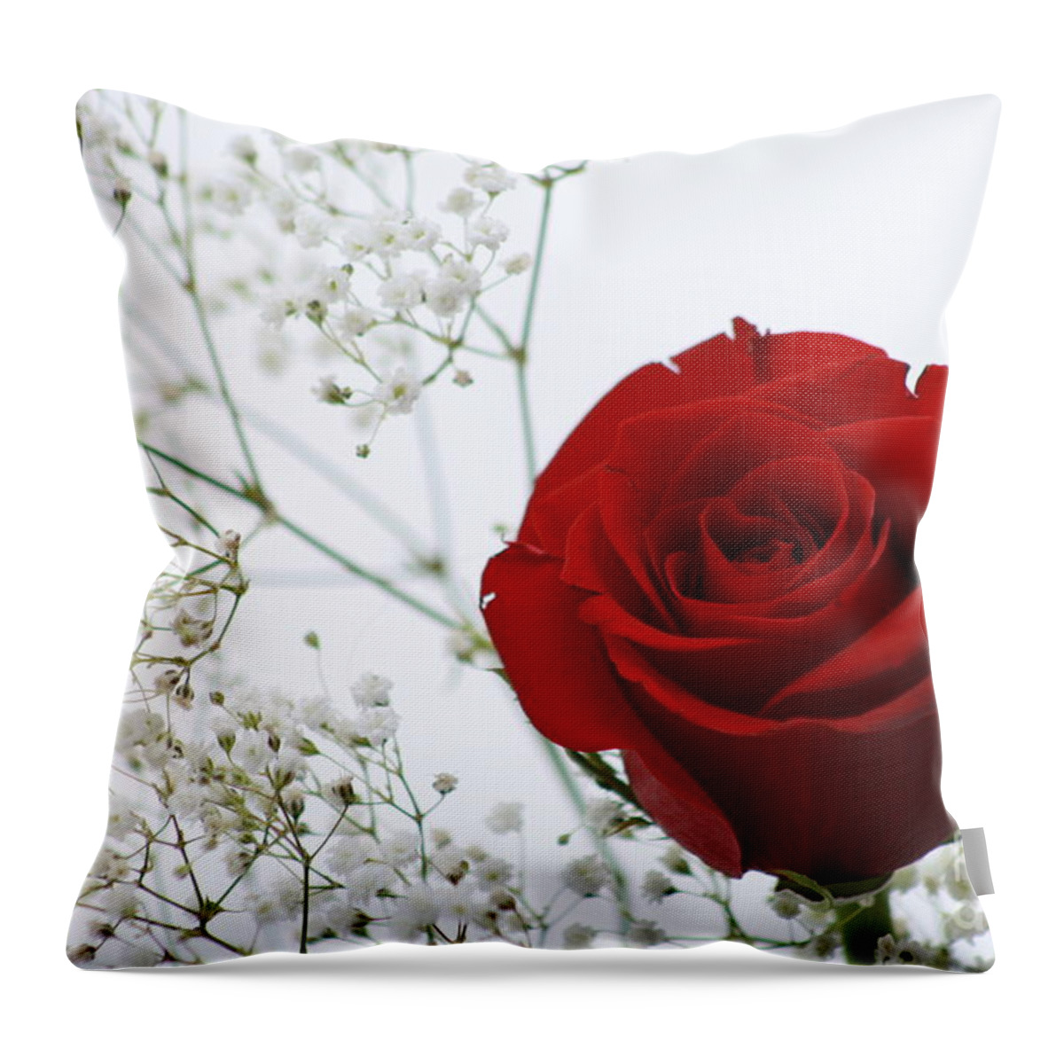 Flower Throw Pillow featuring the photograph For You by Rick Monyahan