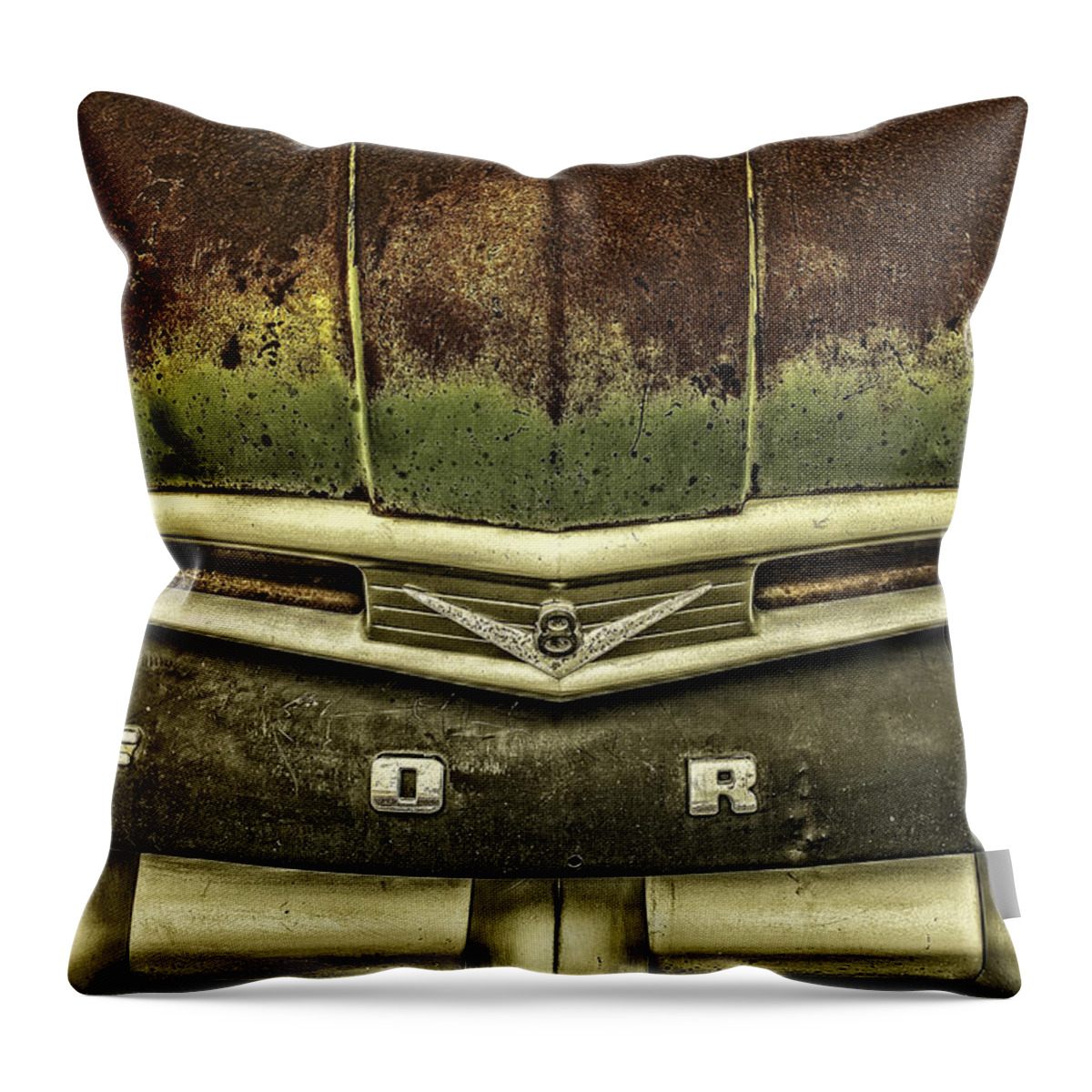 Ford Throw Pillow featuring the photograph Ford 8 by Jerry Golab