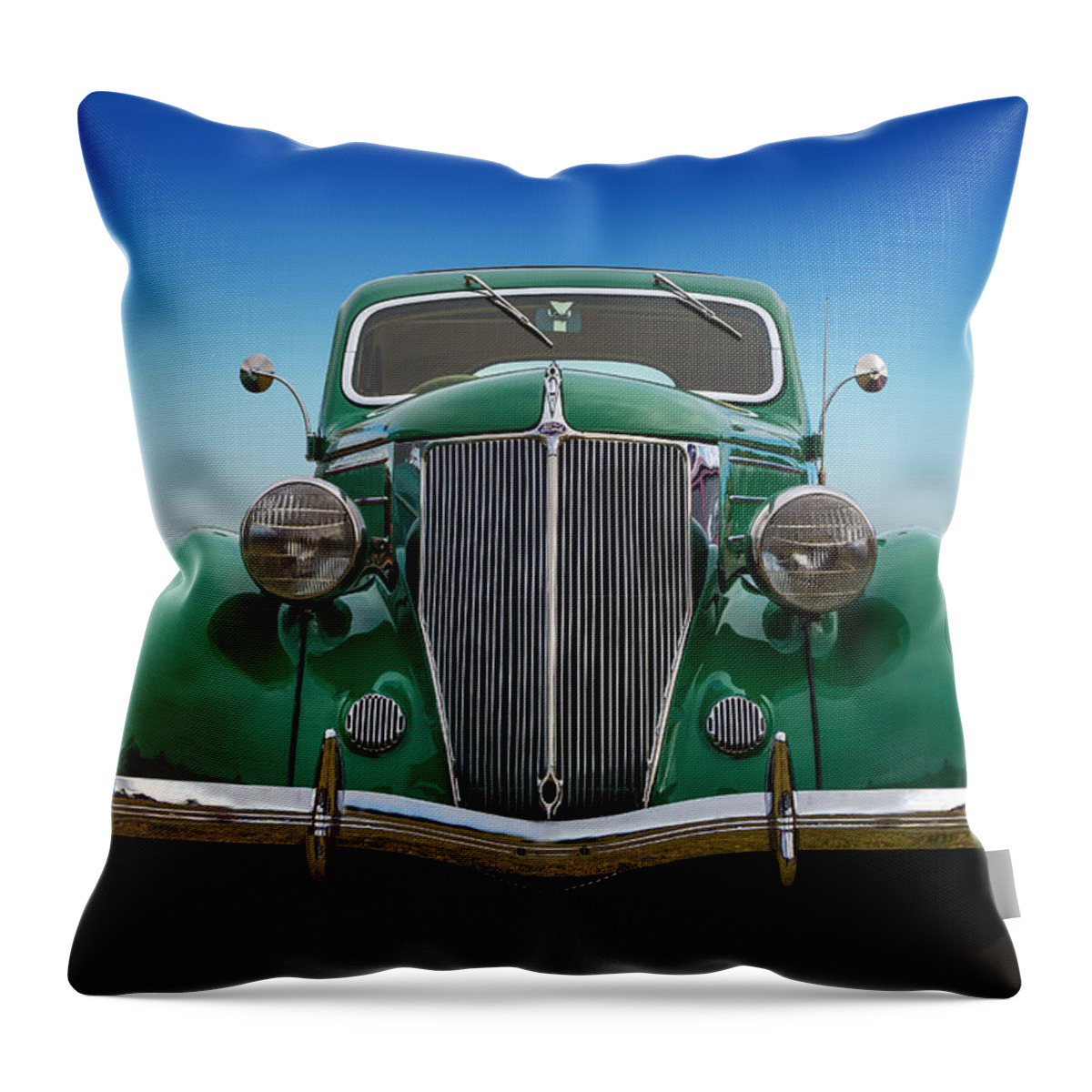 Car Throw Pillow featuring the photograph Ford Coupe by Keith Hawley