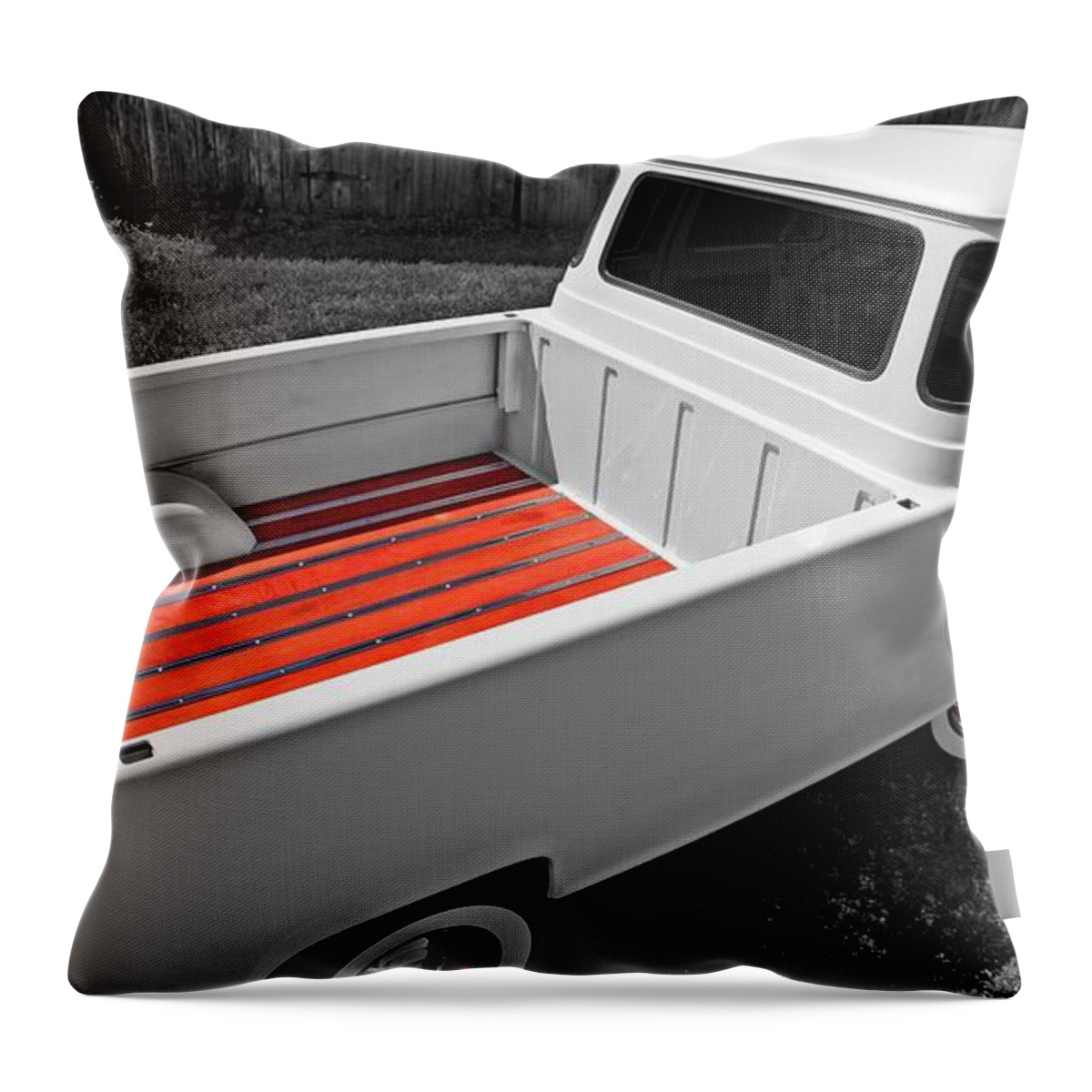 Ford Econoline Throw Pillow featuring the digital art Ford Econoline by Maye Loeser