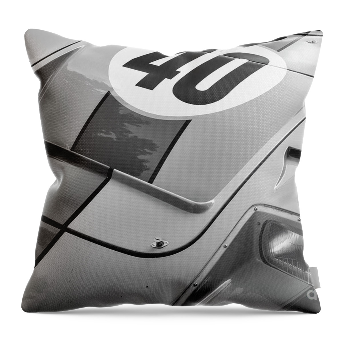 Gt 40 Throw Pillow featuring the photograph Ford GT40 by Dennis Hedberg