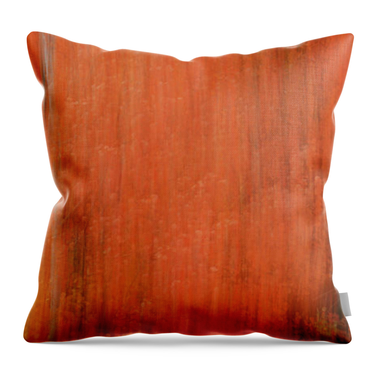 Flash Throw Pillow featuring the photograph Forest Illusions- Flash of Red by Whispering Peaks Photography