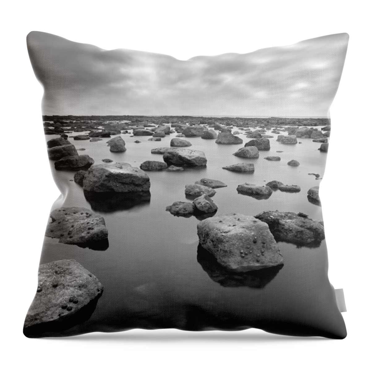 Bay Throw Pillow featuring the photograph Forever Rocks by Svetlana Sewell