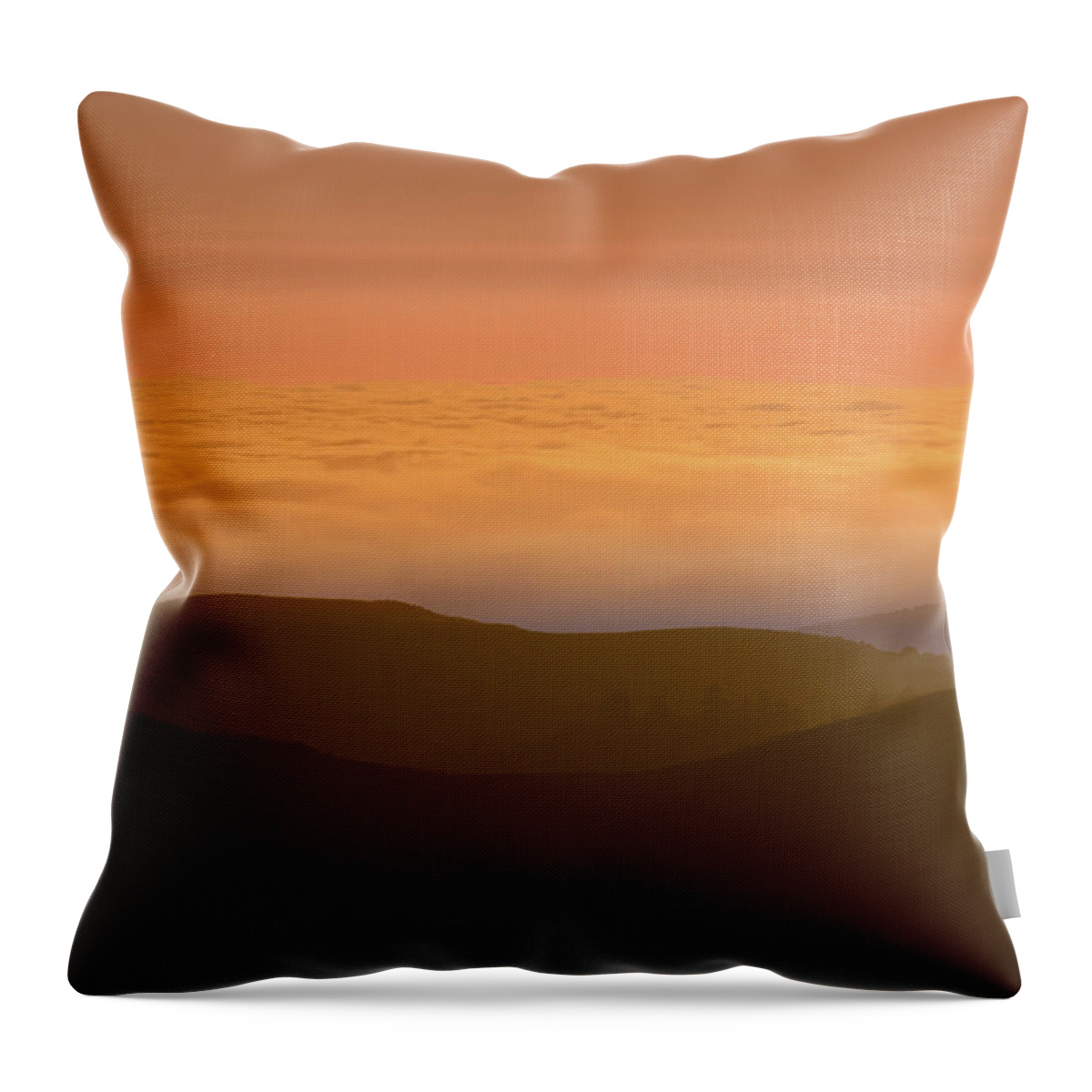 Northern Ca Coast Throw Pillow featuring the photograph Forever Summer by Eric Wiles