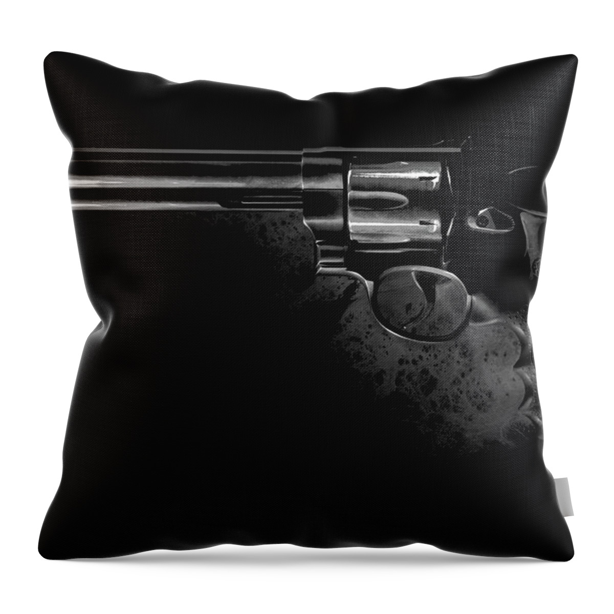 44 Magnum Throw Pillow featuring the photograph Forty Four by David Andersen