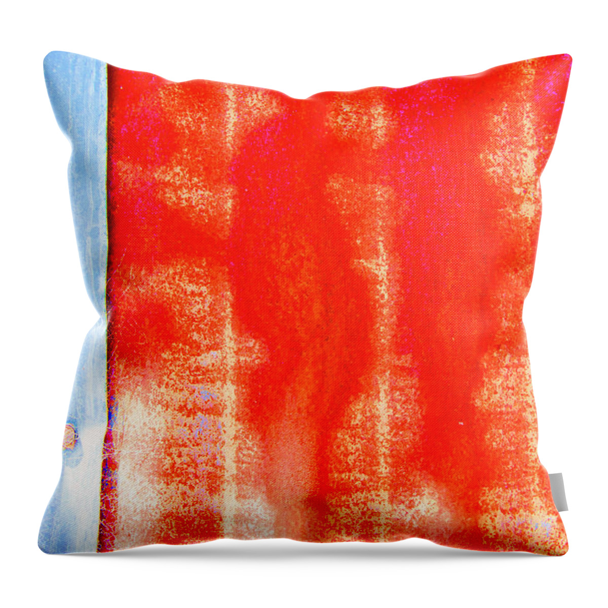 Abstract Throw Pillow featuring the photograph Fourth of July by Jessica Levant