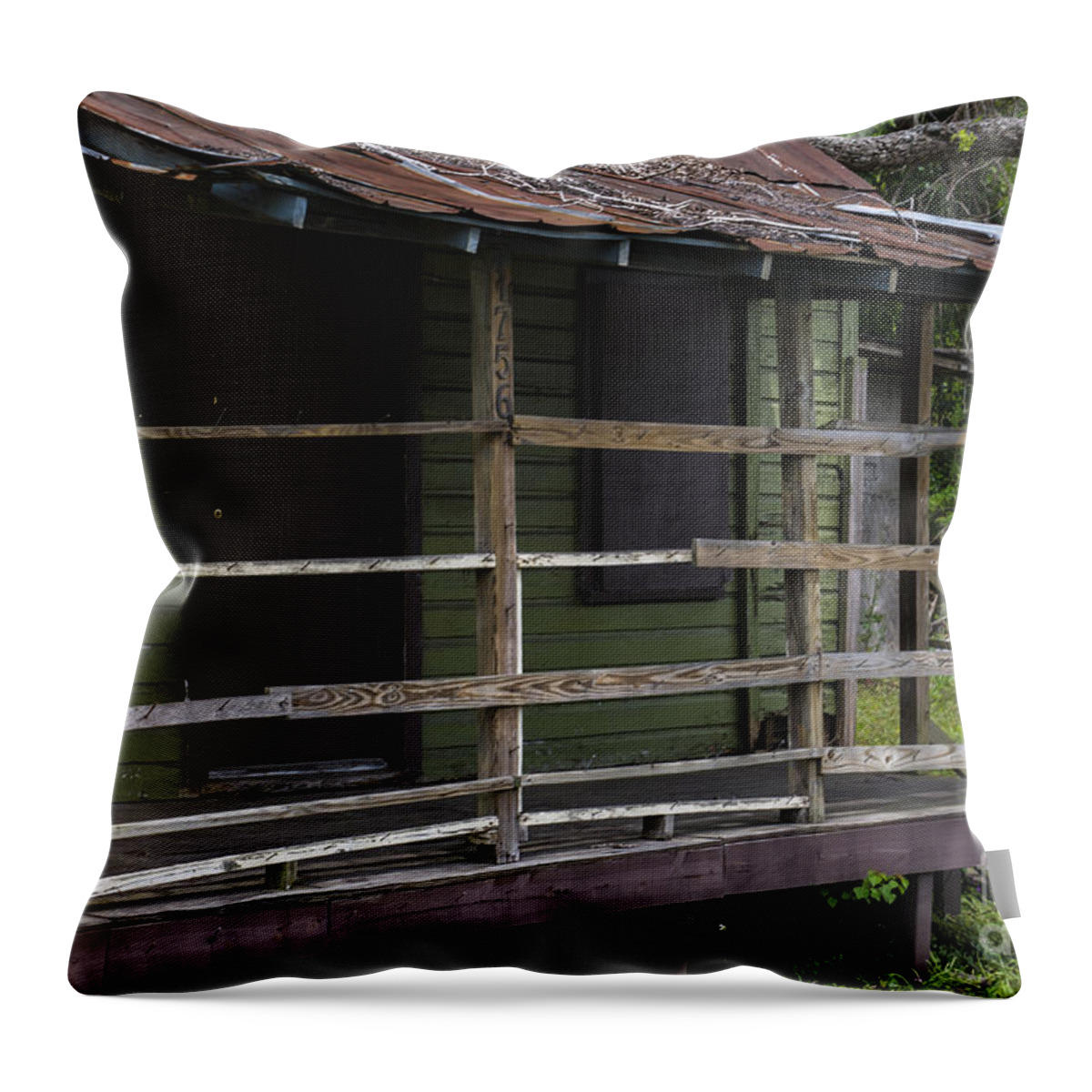 Front Porch Throw Pillow featuring the photograph Front Porch Love by Dale Powell