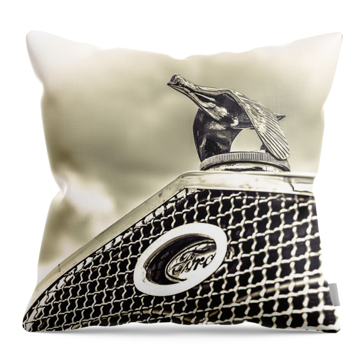 Ford Throw Pillow featuring the photograph Frozen In Flight by Caitlyn Grasso