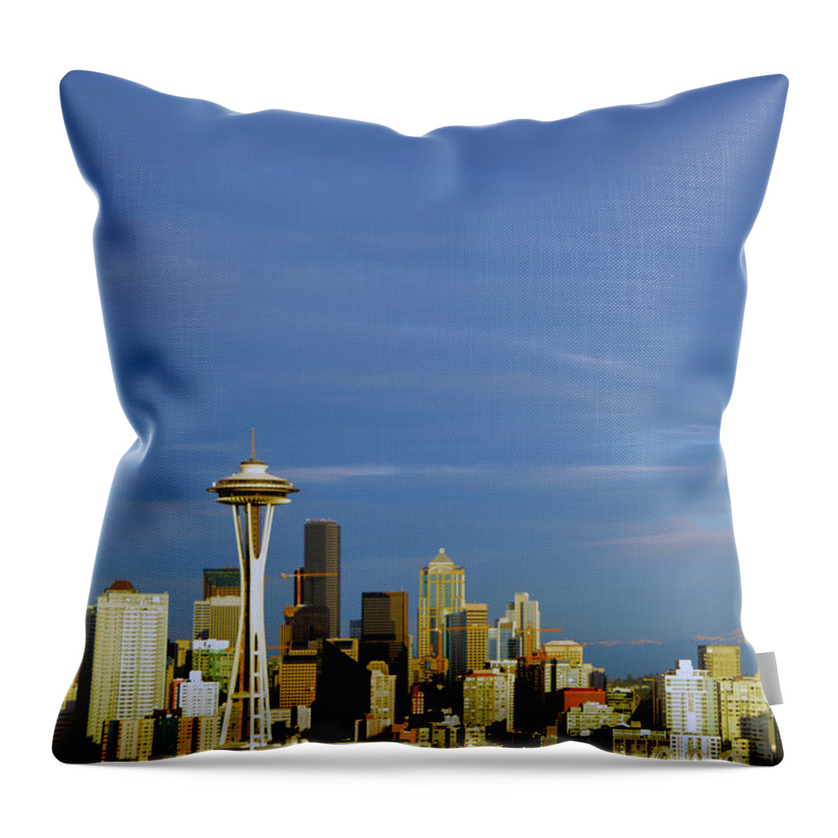  Throw Pillow featuring the photograph Frpm Kerry Park Too by Brian O'Kelly