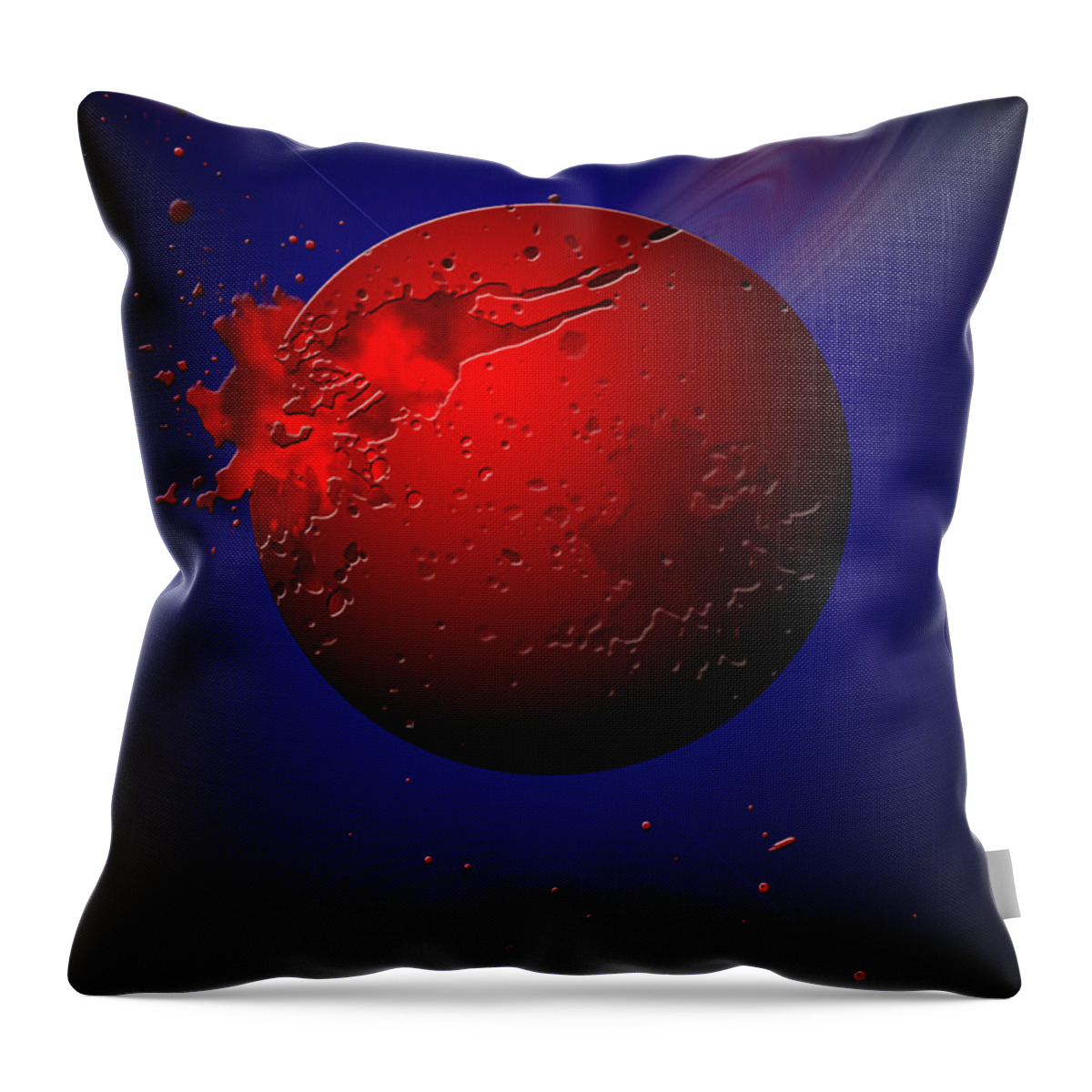Abstract Throw Pillow featuring the digital art G71a by Tim Hightower