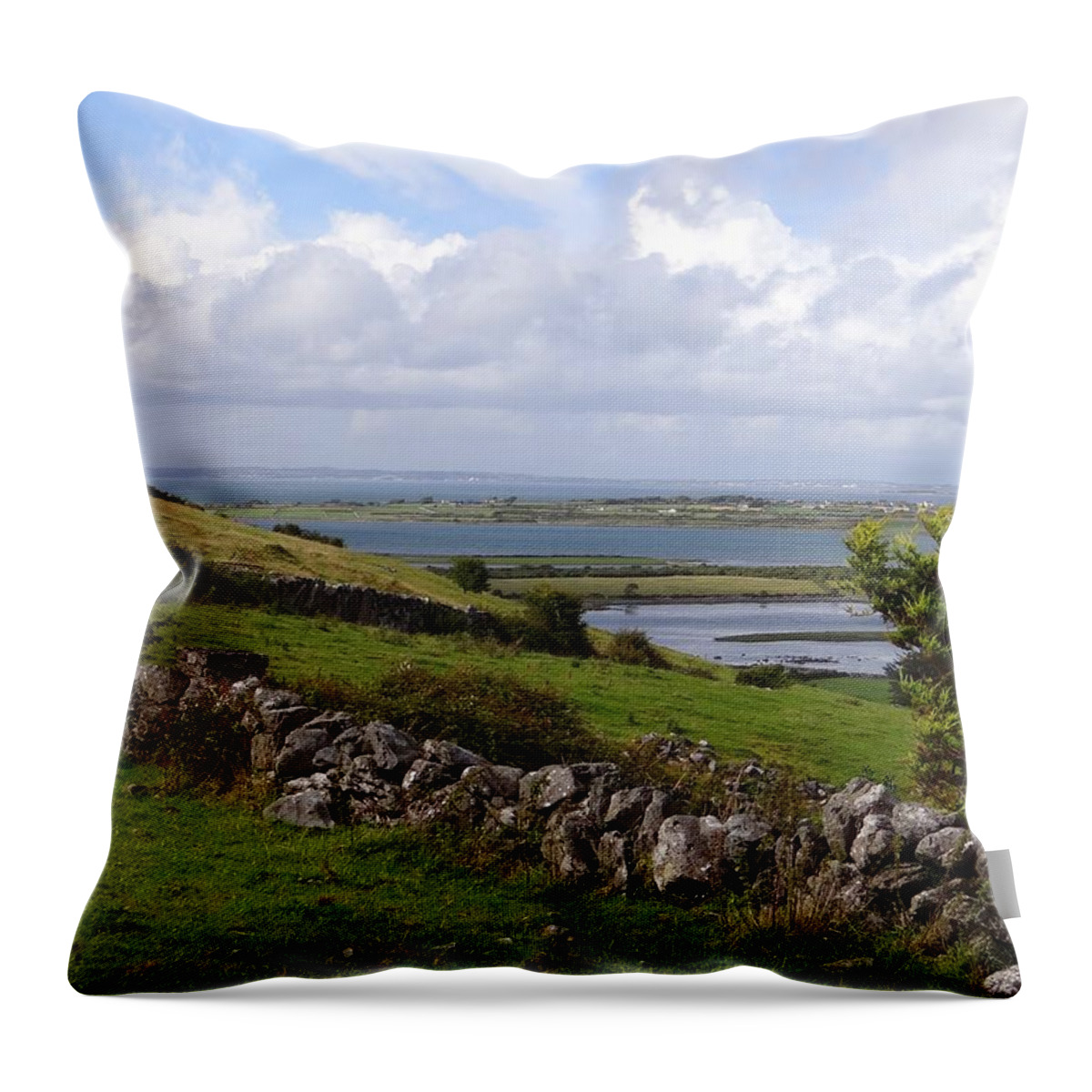 Galway Bay Throw Pillow featuring the photograph Galway Bay by Keith Stokes