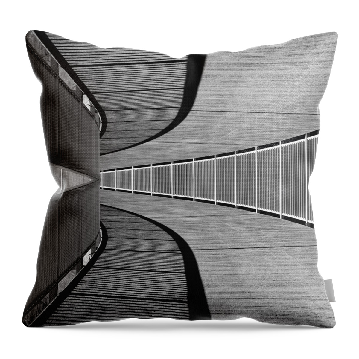 Gangway Throw Pillow featuring the photograph Gangway by Chevy Fleet