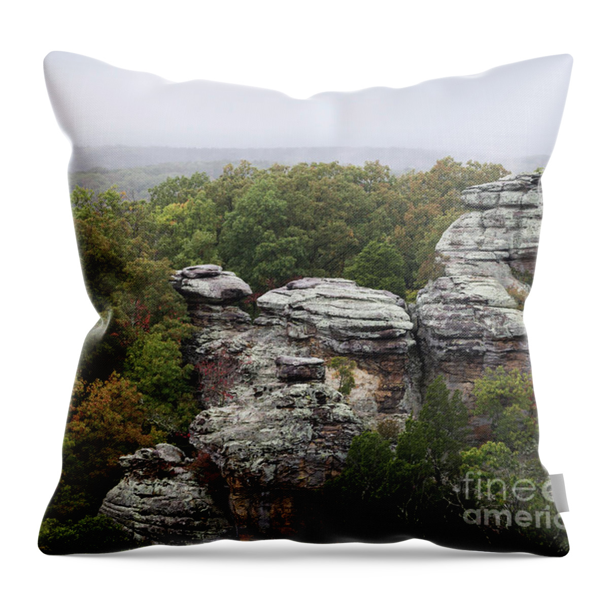 Garden Of The Gods Throw Pillow featuring the photograph Garden of the Gods by Andrea Silies