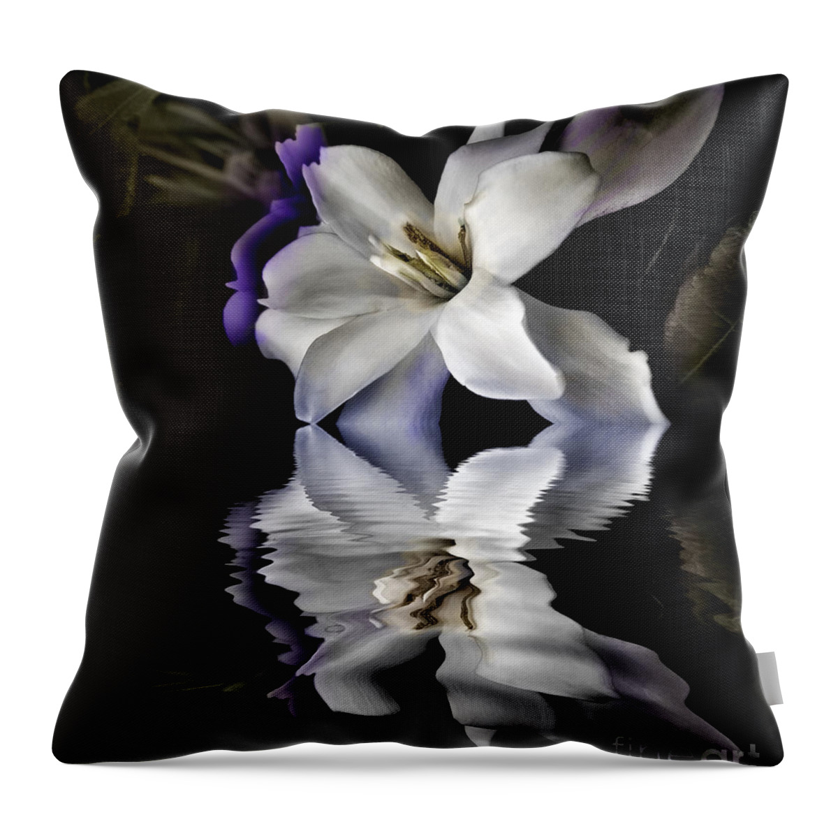 Flower Throw Pillow featuring the photograph Gardenia by Patti Schulze