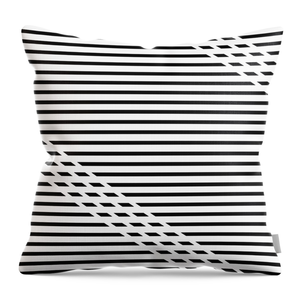 Geometry Throw Pillow featuring the digital art Geometric Art 368 by Bill Owen