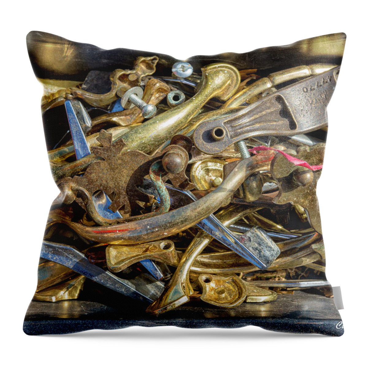 Christopher Holmes Photography Throw Pillow featuring the photograph Get A Handle On It by Christopher Holmes