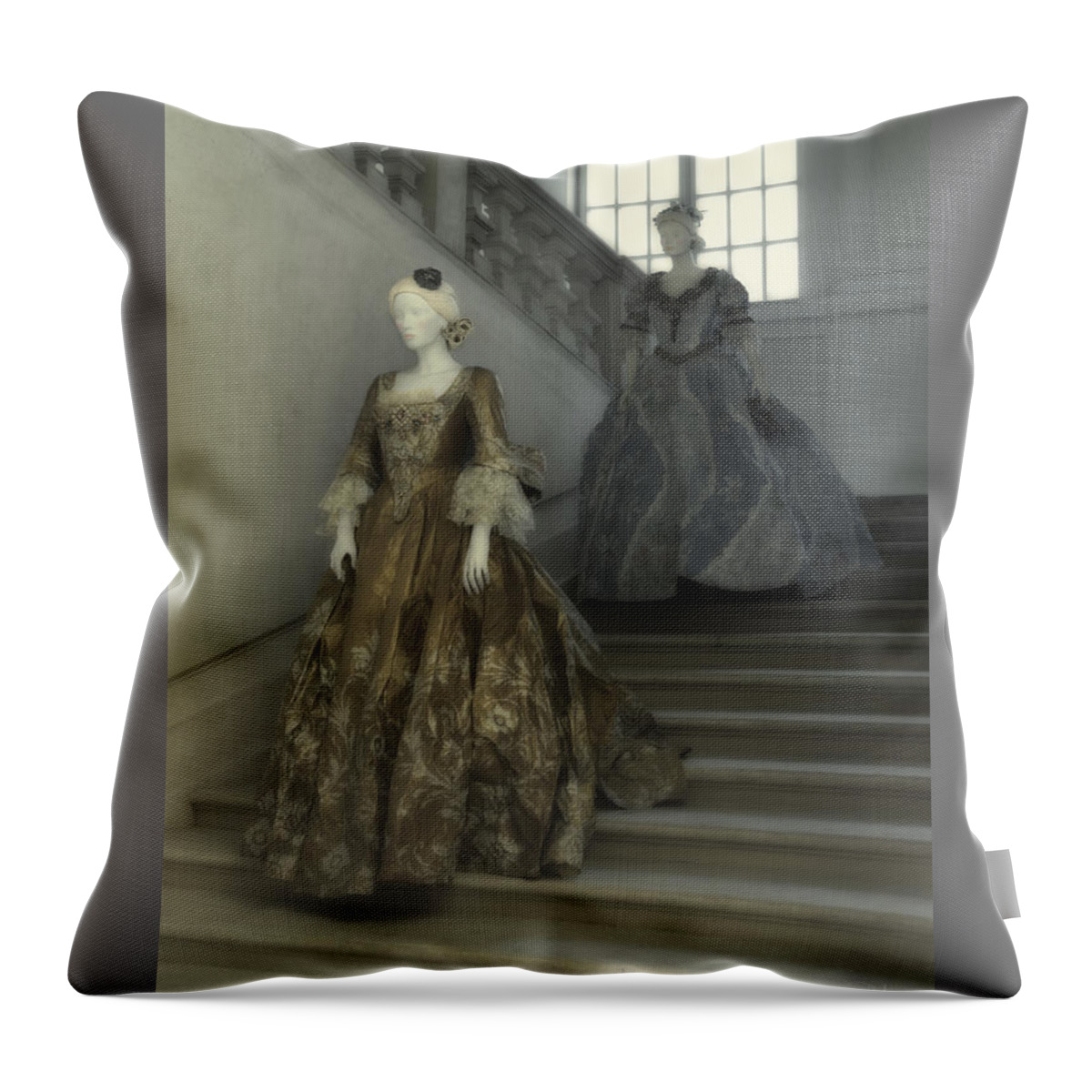 2015 Throw Pillow featuring the photograph Ghosts by Raffaella Lunelli