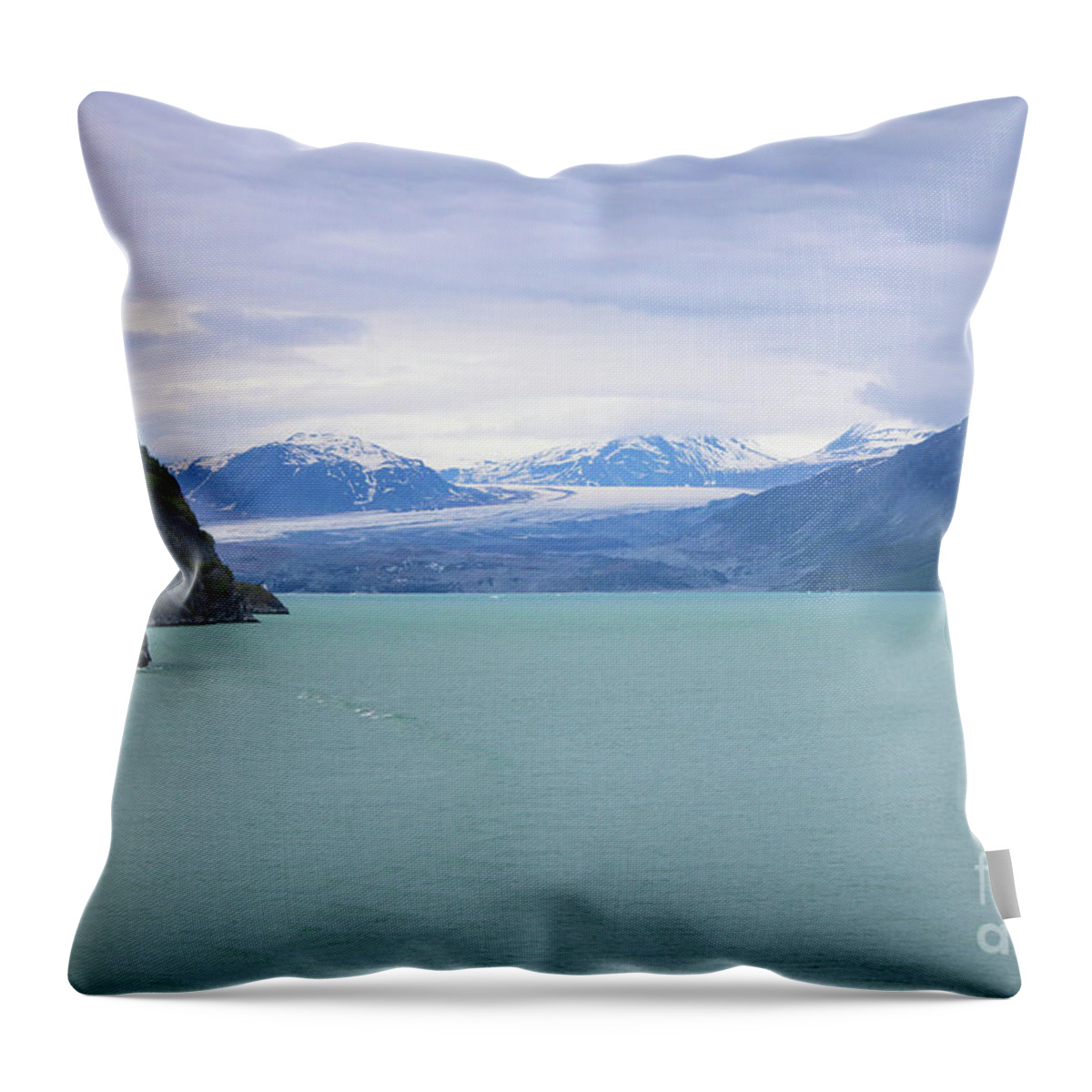 Glacier Bay National Park Throw Pillow featuring the photograph Glacier Bay Alaska Three by Veronica Batterson