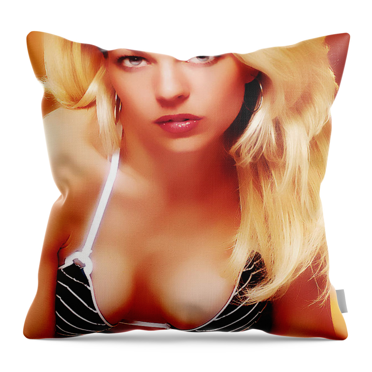 Clay Throw Pillow featuring the photograph Glam by Clayton Bruster