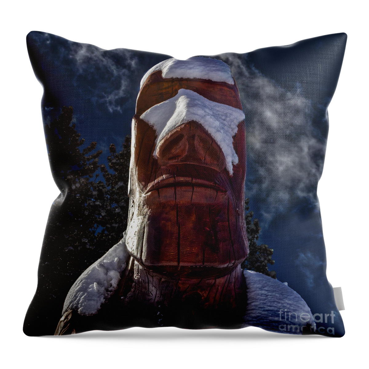 Global Warming Throw Pillow featuring the photograph Global Warming by Mitch Shindelbower