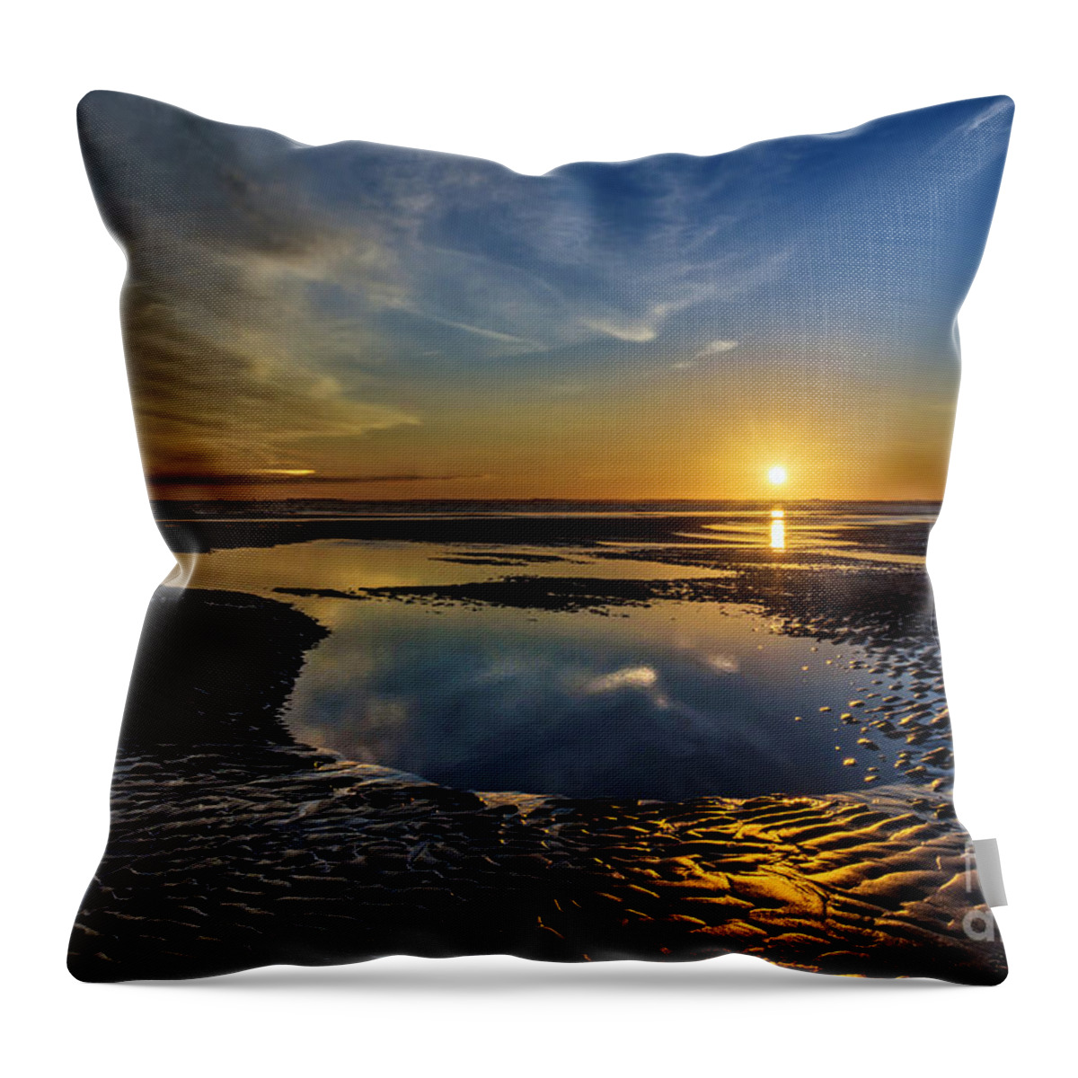 Sunset Throw Pillow featuring the photograph Glory by DJA Images