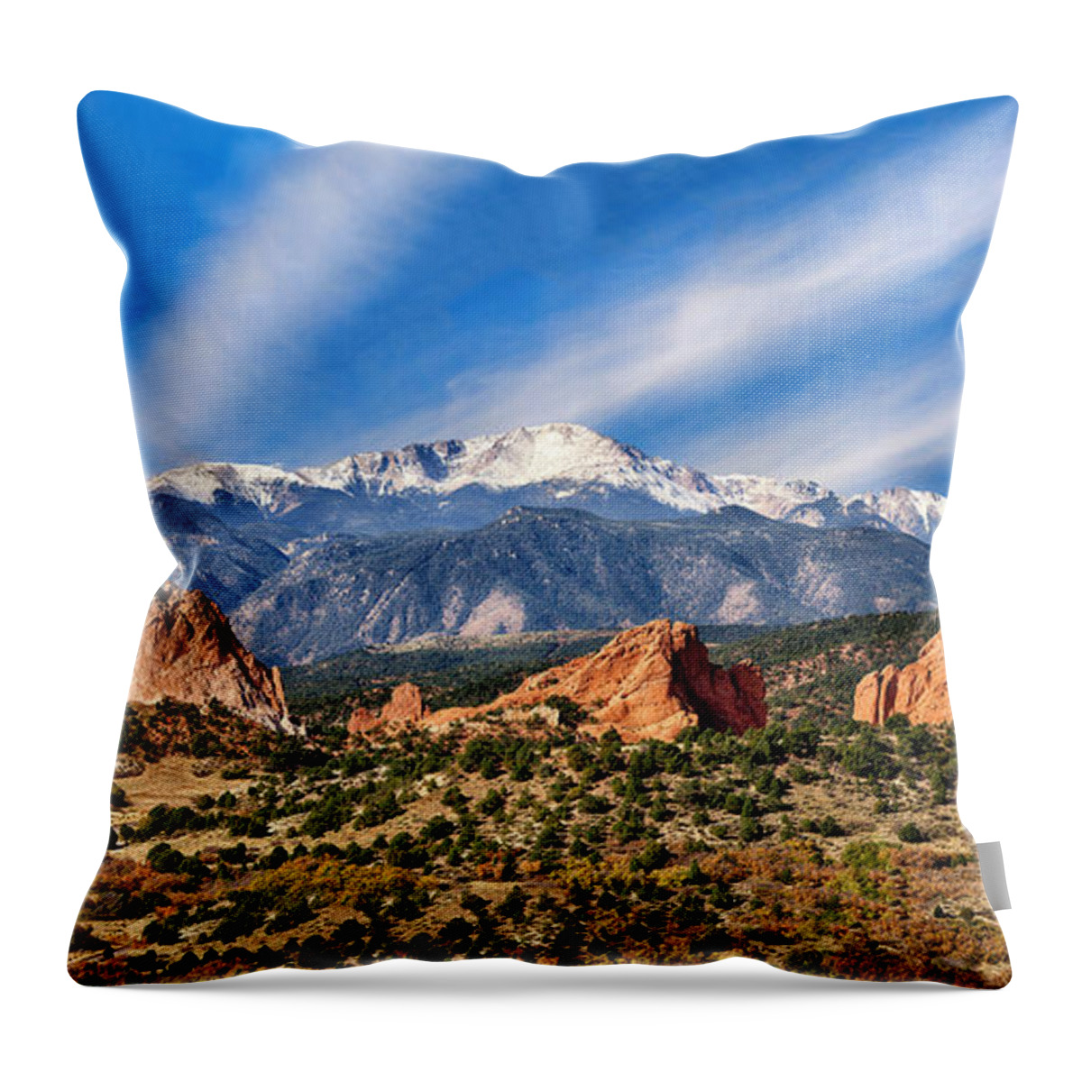  Throw Pillow featuring the photograph GOG Gateway by David Soldano