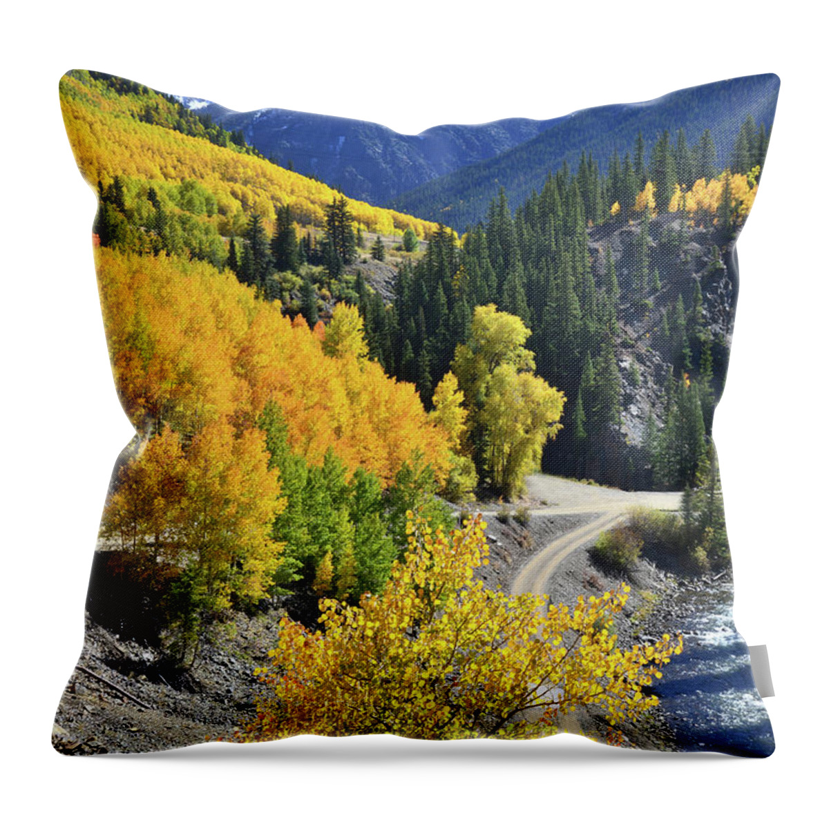 Colorado Throw Pillow featuring the photograph Going Off Road by Ray Mathis