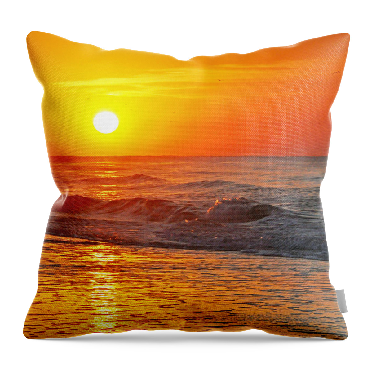 Sky Throw Pillow featuring the photograph Golden Glory by Kay Lovingood