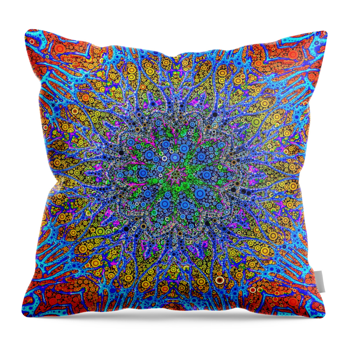 Fractal Throw Pillow featuring the photograph Good Morning Sunrise by Nick Heap
