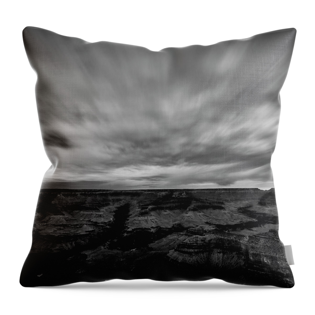 Jon Evan Glaser Throw Pillow featuring the photograph Grand Canyon in Motion II by Jon Glaser