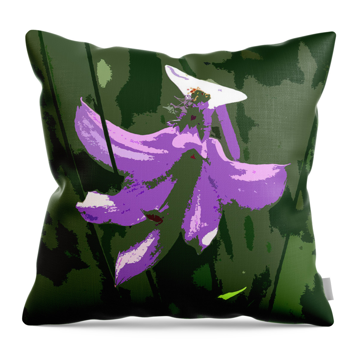 Pink Throw Pillow featuring the photograph Grasspink by Peggy Urban