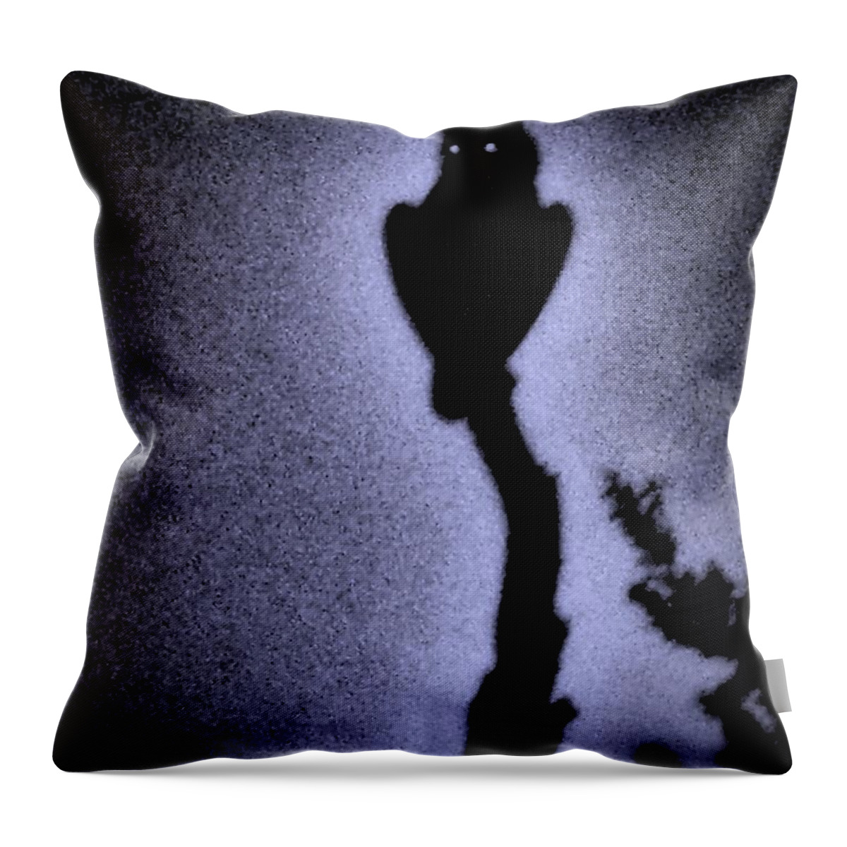 Arizona Throw Pillow featuring the photograph Great Horned Owl in the Desert 4 by Judy Kennedy