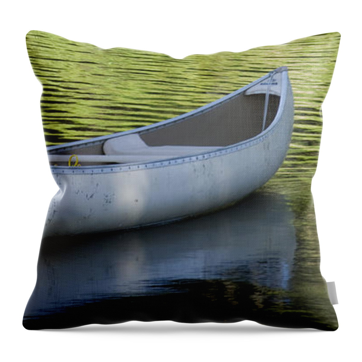 Green Water Throw Pillow featuring the photograph Green Water by Idaho Scenic Images Linda Lantzy