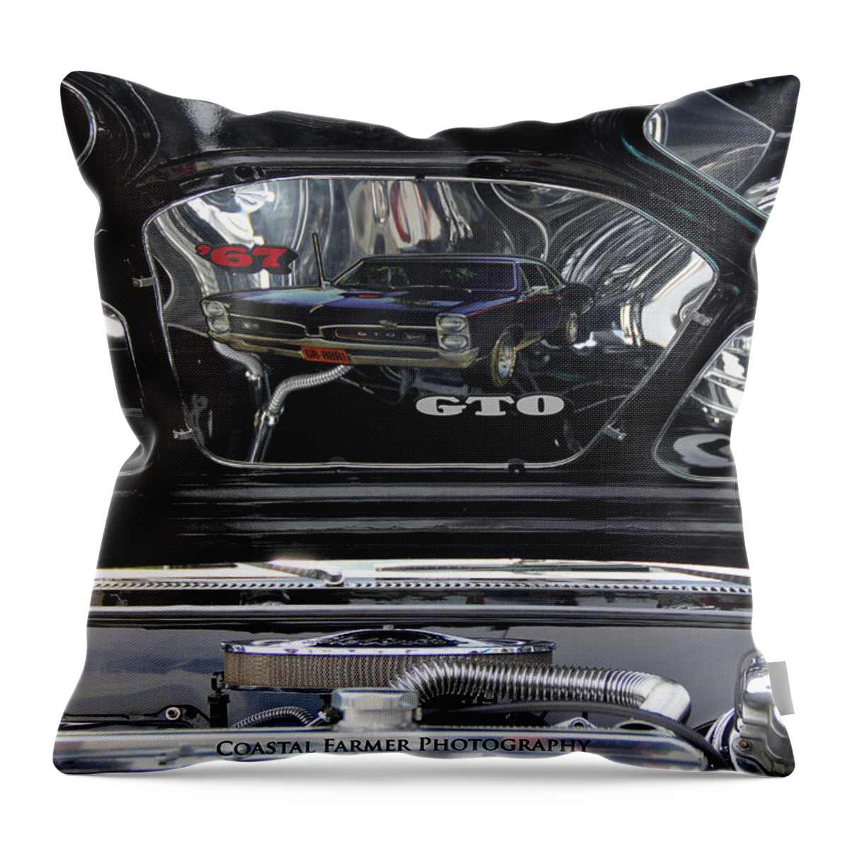 Car Throw Pillow featuring the photograph GTO by Becca Wilcox